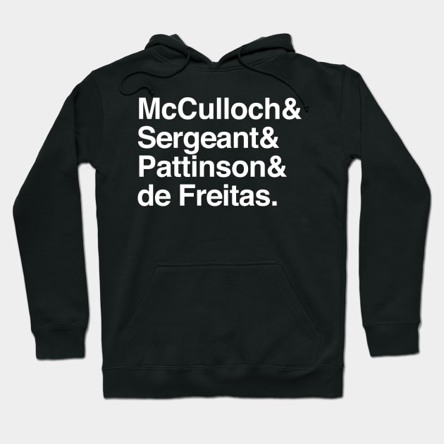 Echo & The Bunnymen Classic Line-Up Hoodie by DankFutura